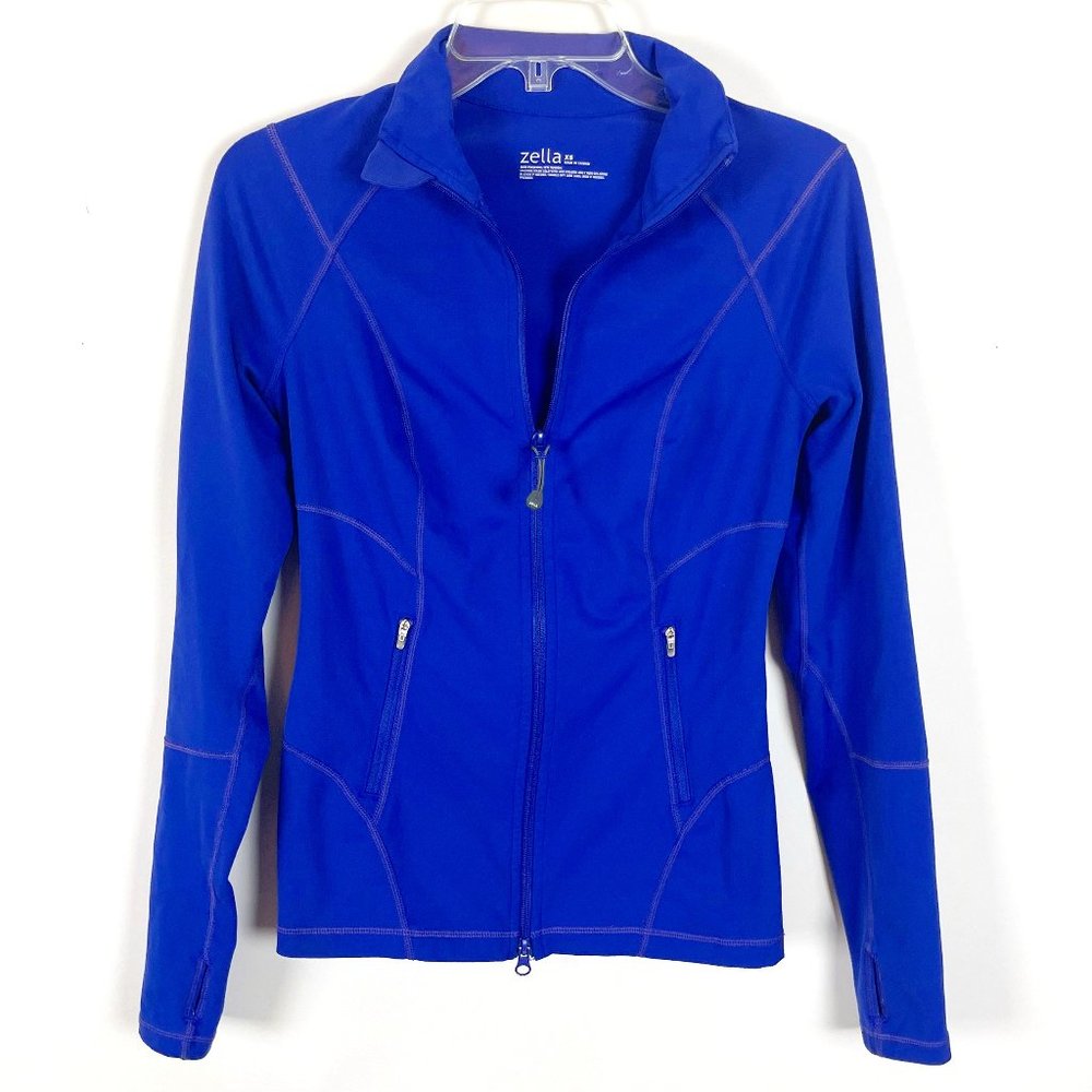 Zella Long Sleeve Zip Front Sweatshirt Size XS